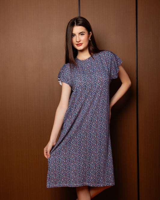 Charming Floral Comfort Nightshirt