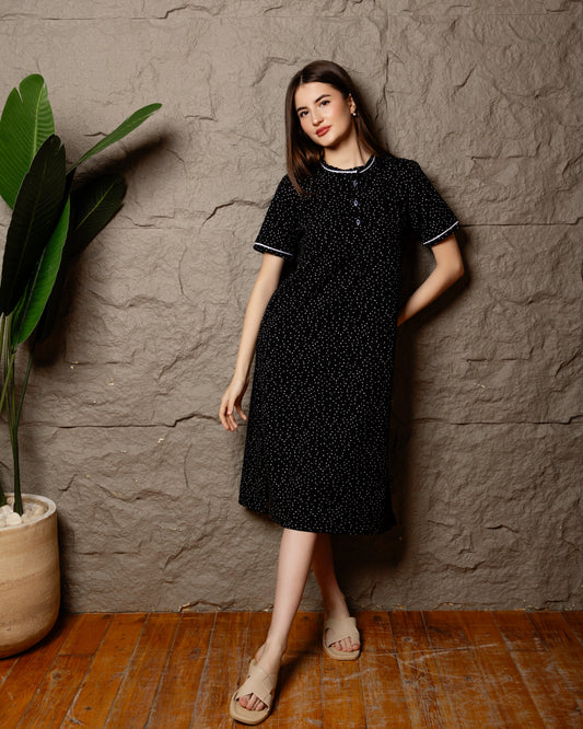 Dotted Night Dress