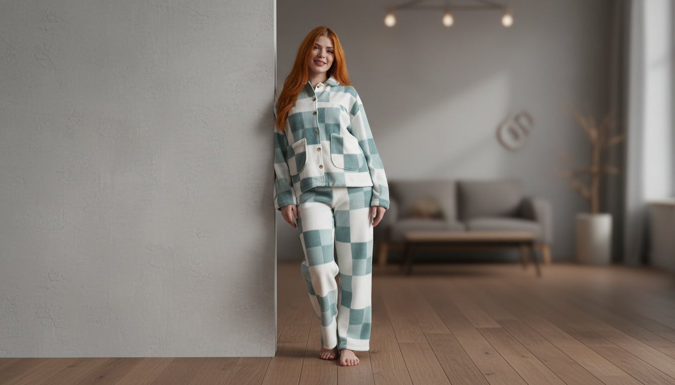Green-White Pyjamas