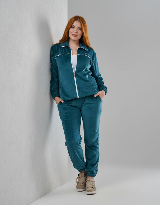 Green Velvet Sport Set