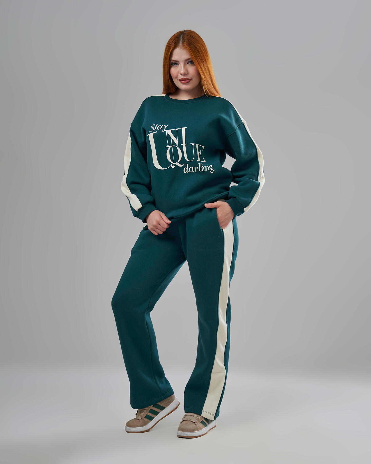 Green Melton Tracksuit