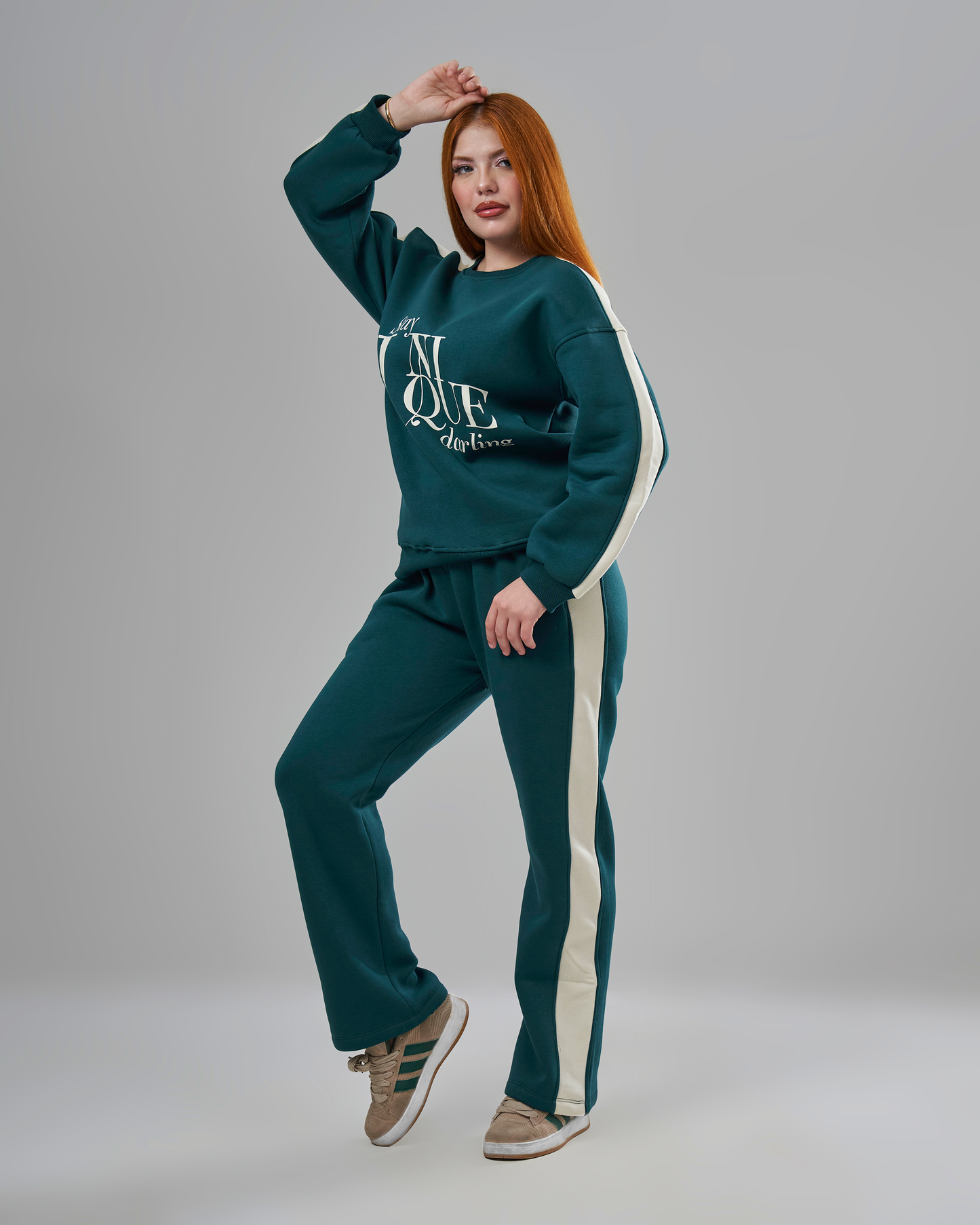 Green Melton Tracksuit