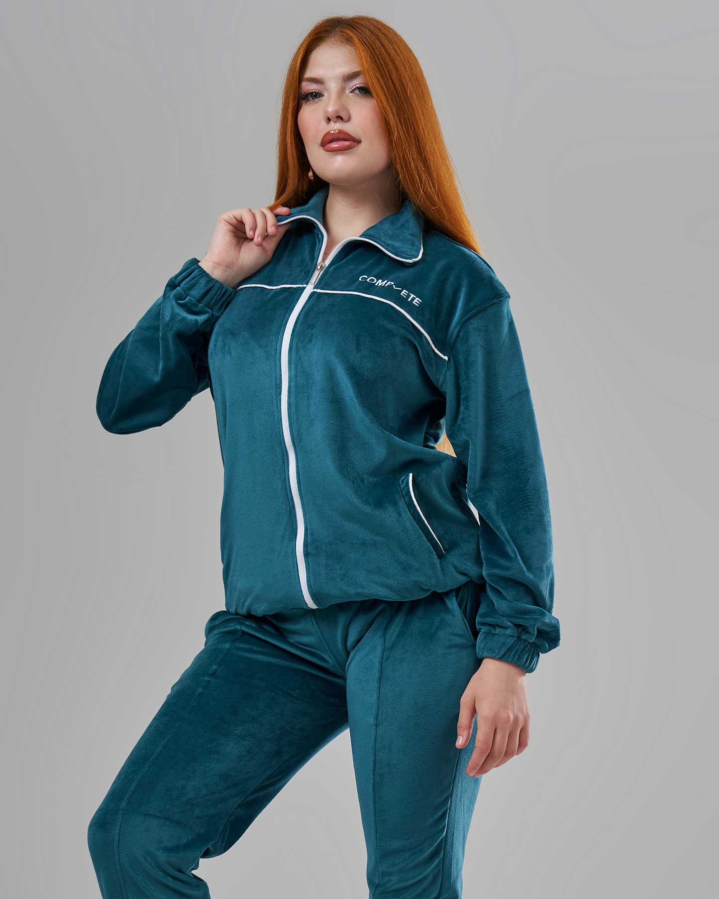 Green Velvet Sport Set