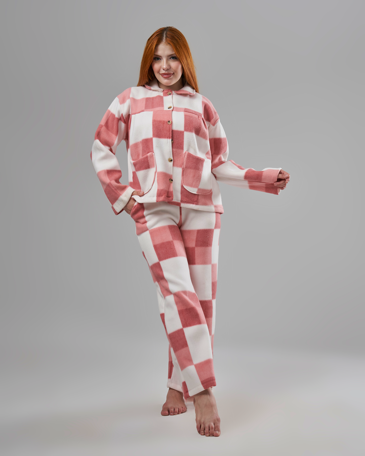 Pink-white Pajamas