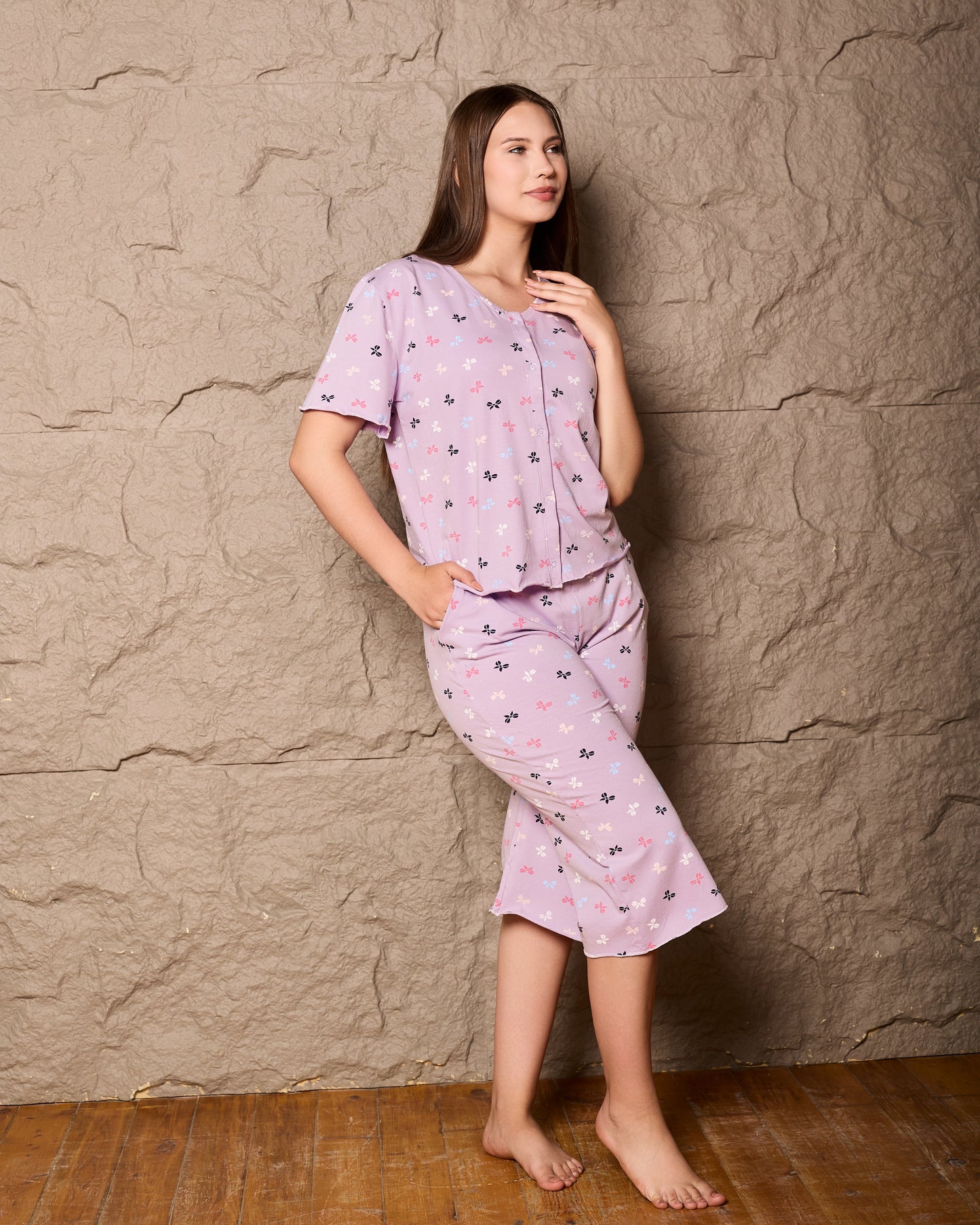 Lavender Bow Pajama