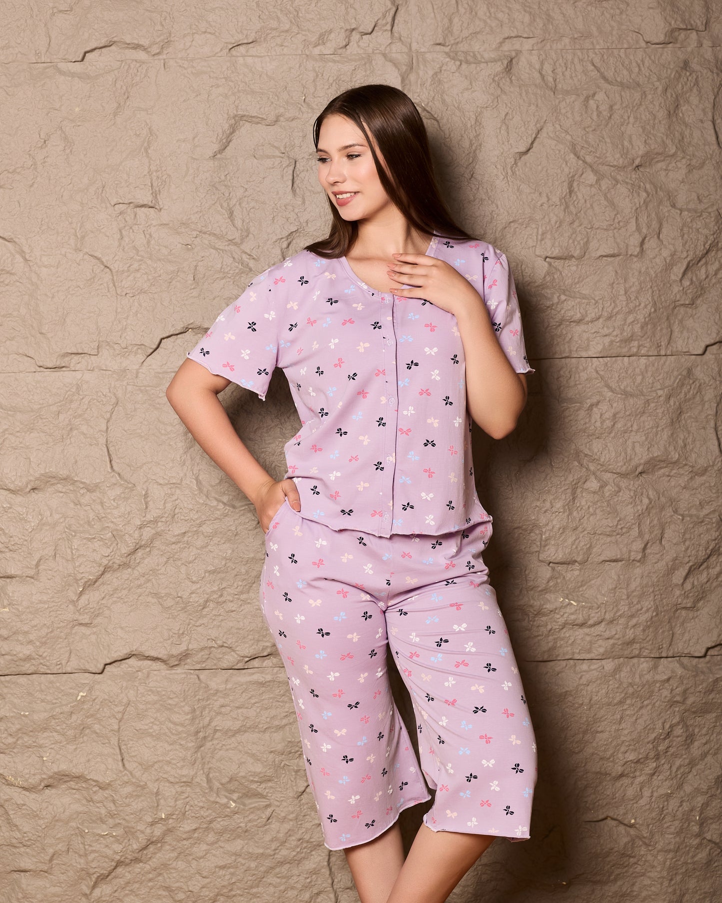Lavender Bow Pajama