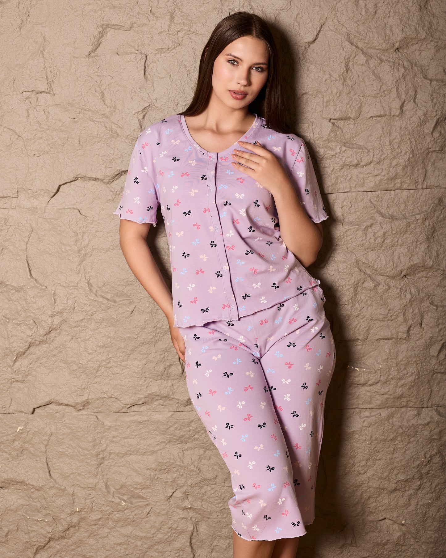 Lavender Bow Pajama