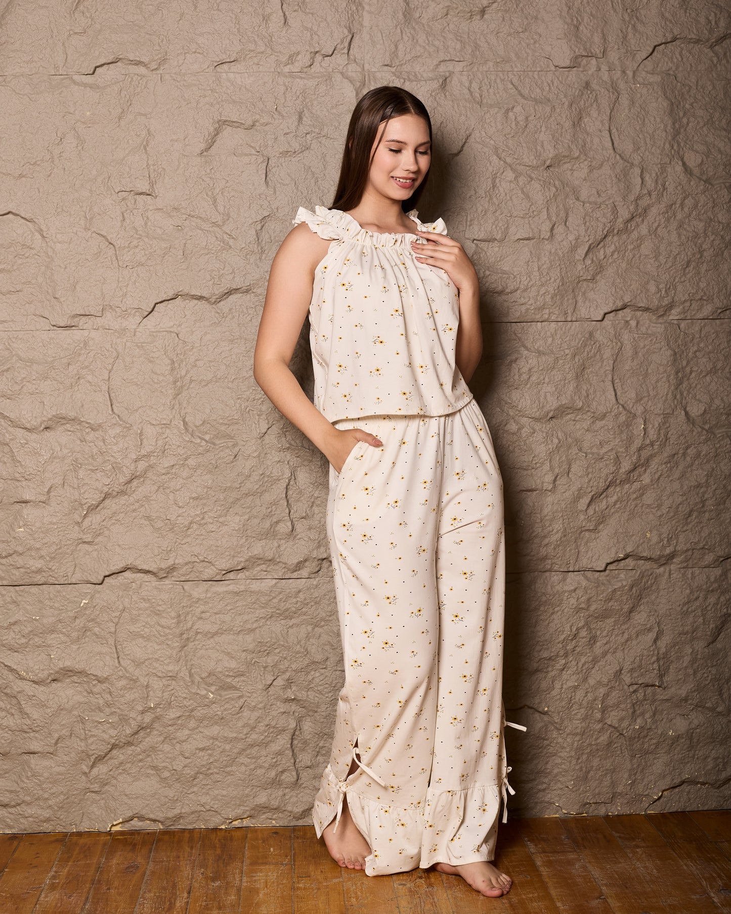 Marvel Yellow Flower Pajama