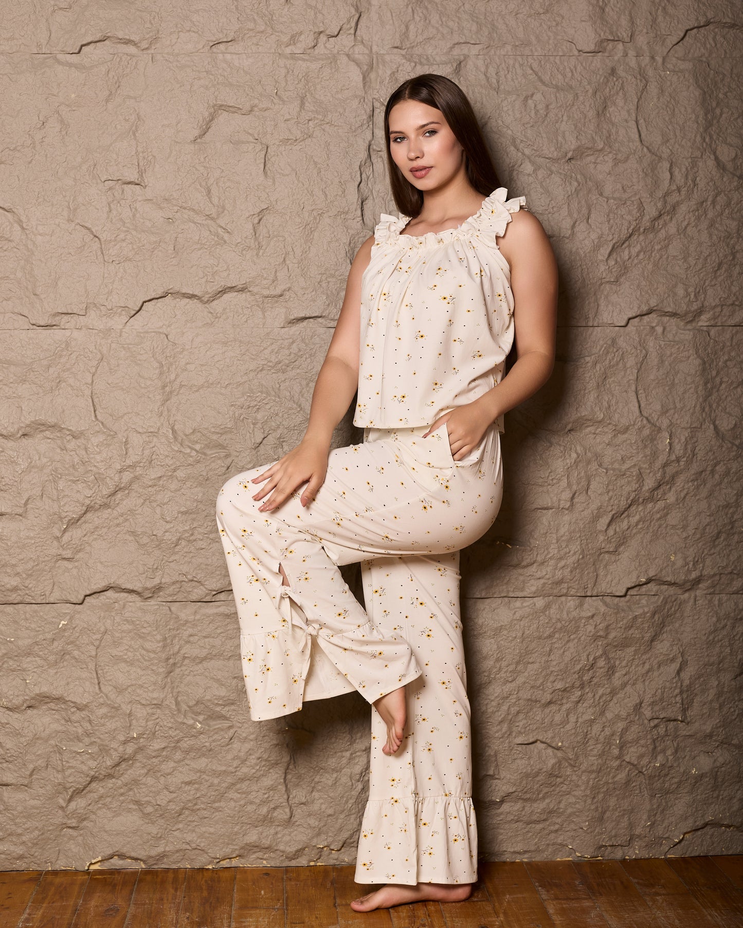 Marvel Yellow Flower Pajama