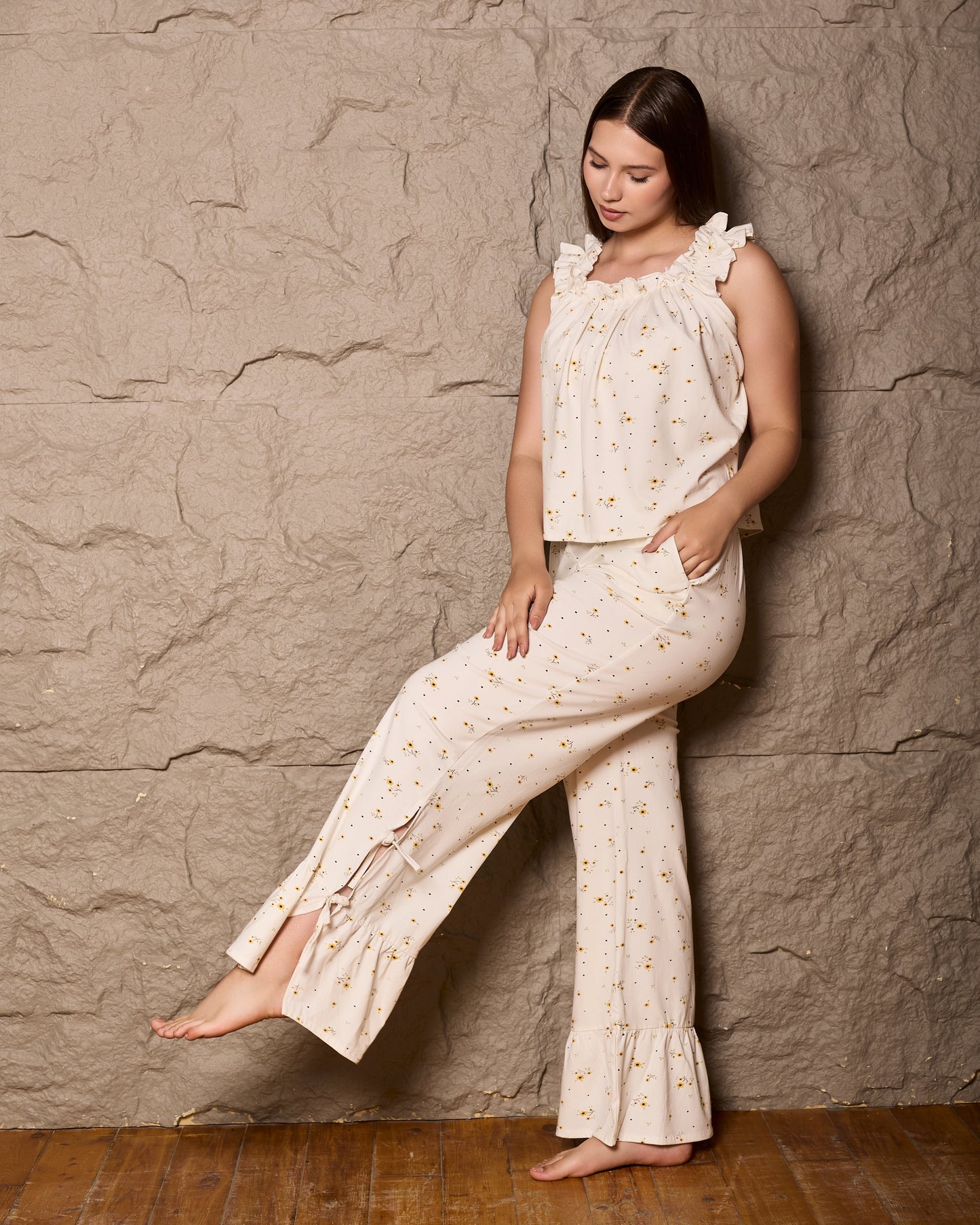 Marvel Yellow Flower Pajama