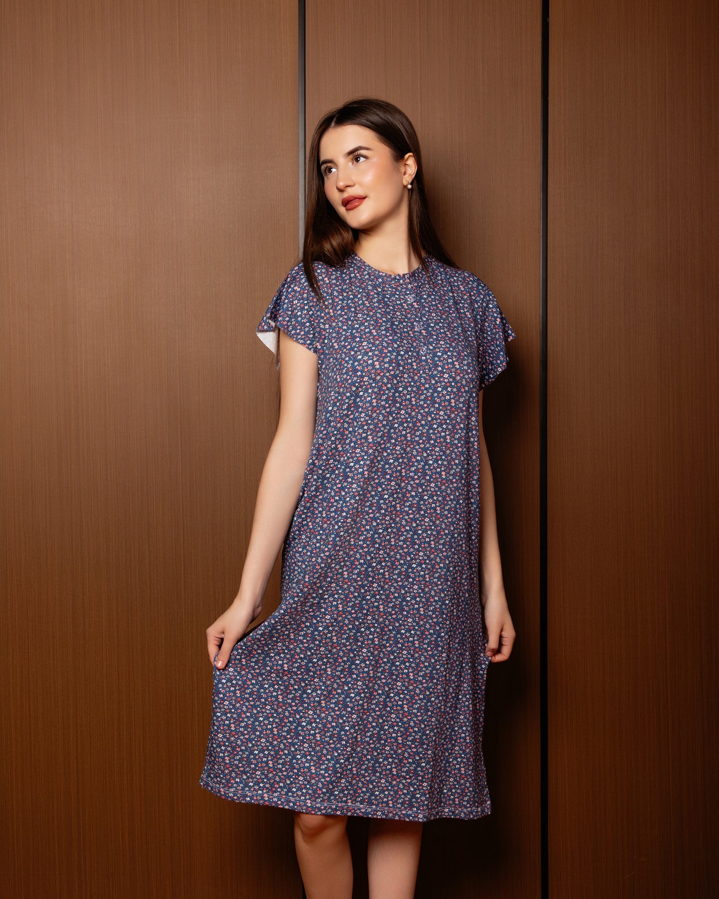 Charming Floral Comfort Nightshirt