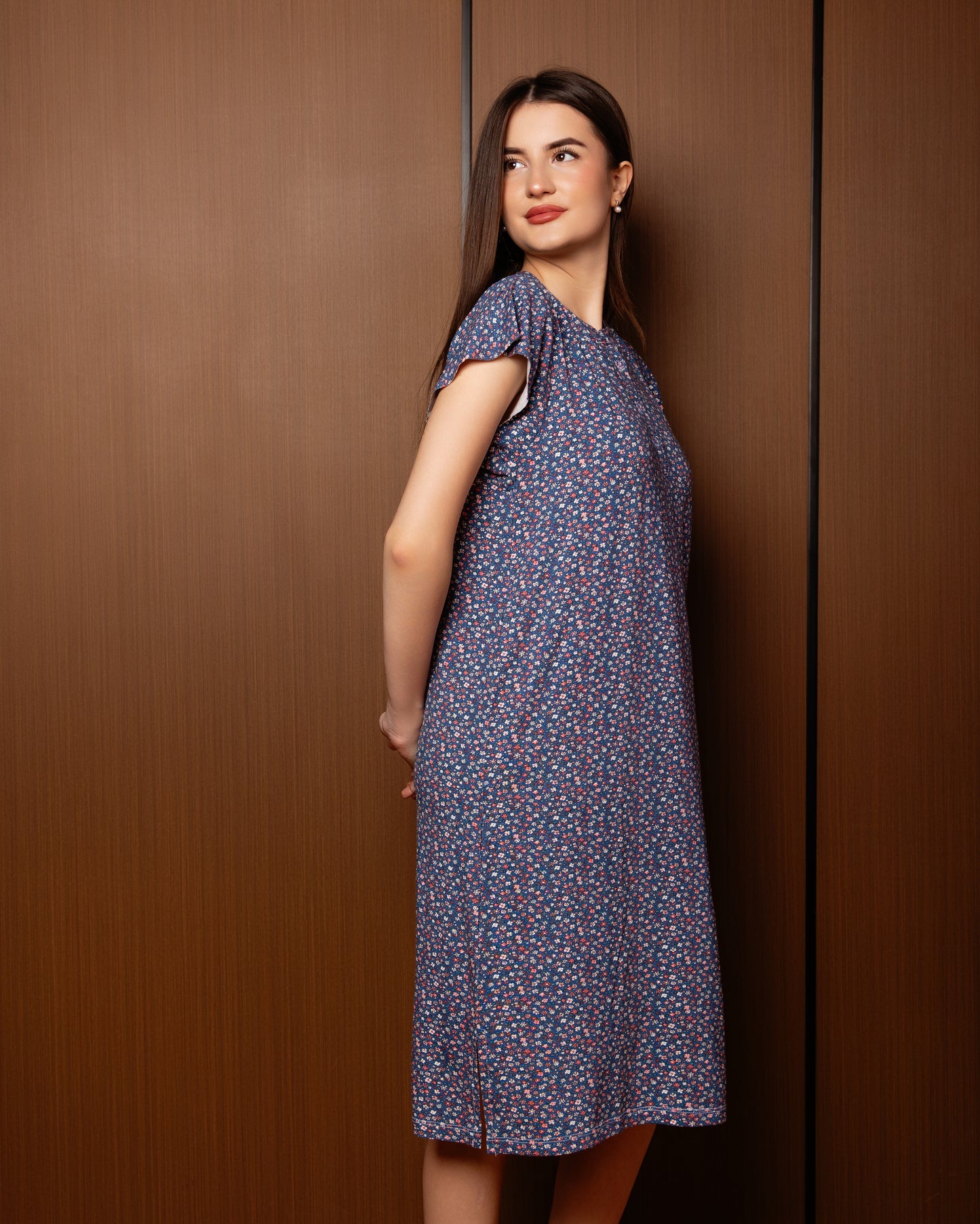 Charming Floral Comfort Nightshirt