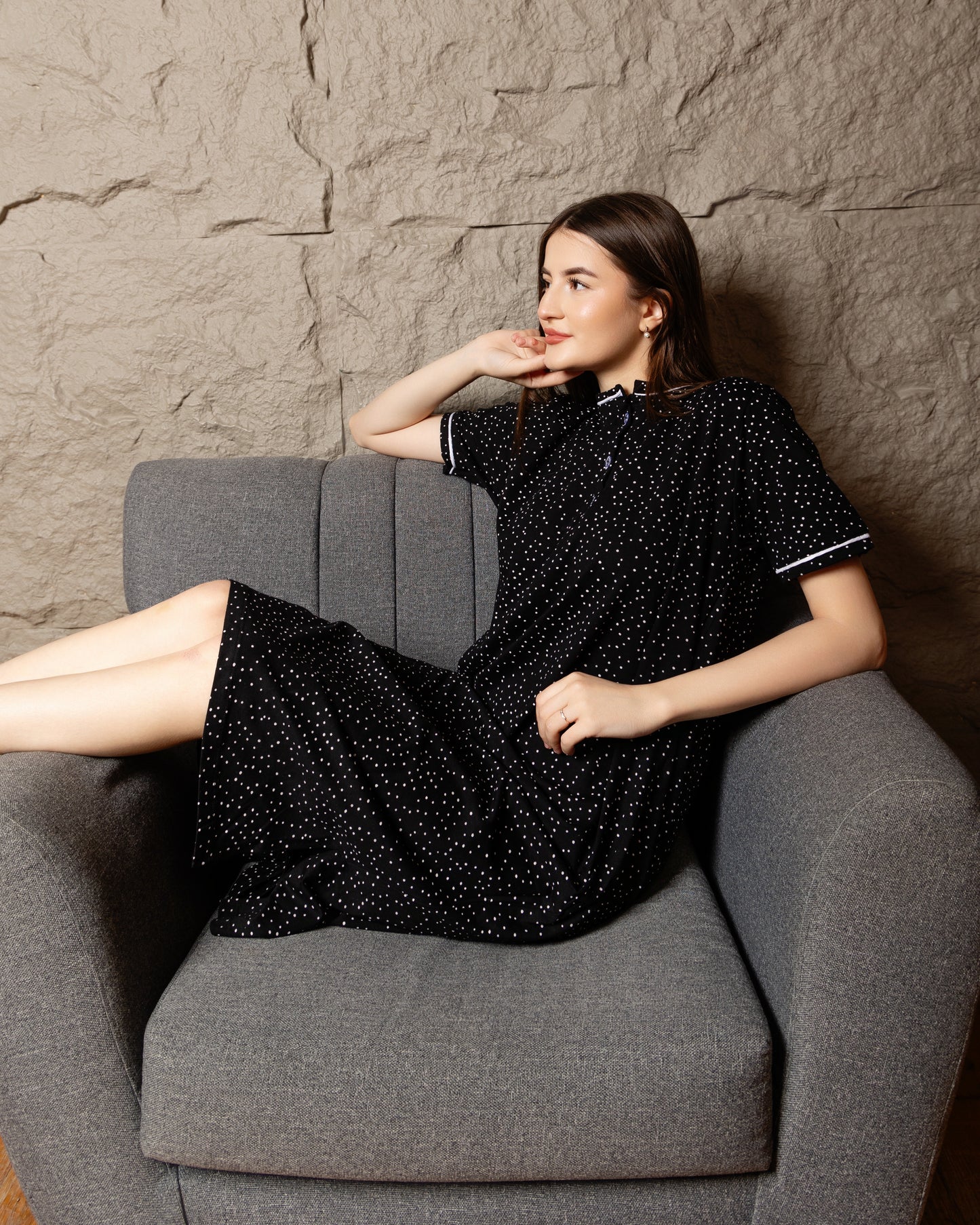 Dotted Night Dress