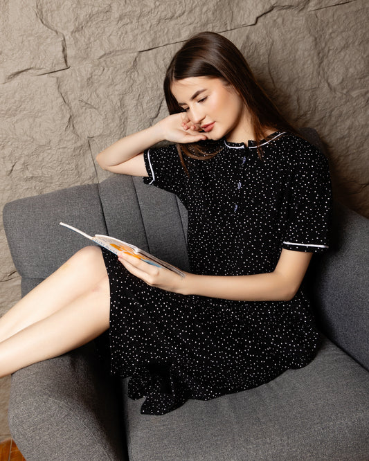 Dotted Night Dress